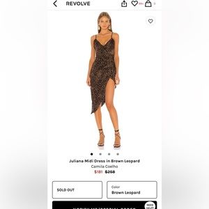Velvet dress leopard